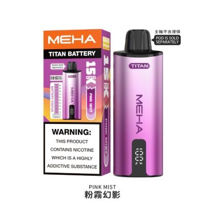 MEHA 魅嗨 TITAN 泰坦｜15000口超長續航｜15ml 大容量 × 雙霧化芯｜買三送主機